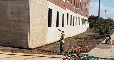 img-Power Washing Pre-Fabricated Walls